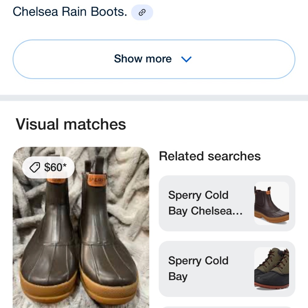 Sperry Chelsea Rubber Rain Boot